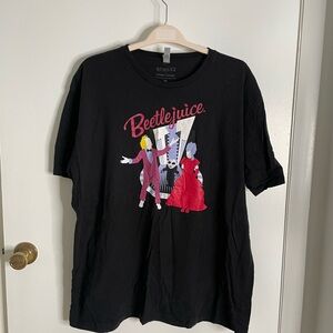 Unique Vintage Black Beetlejuice Graphic Tee
